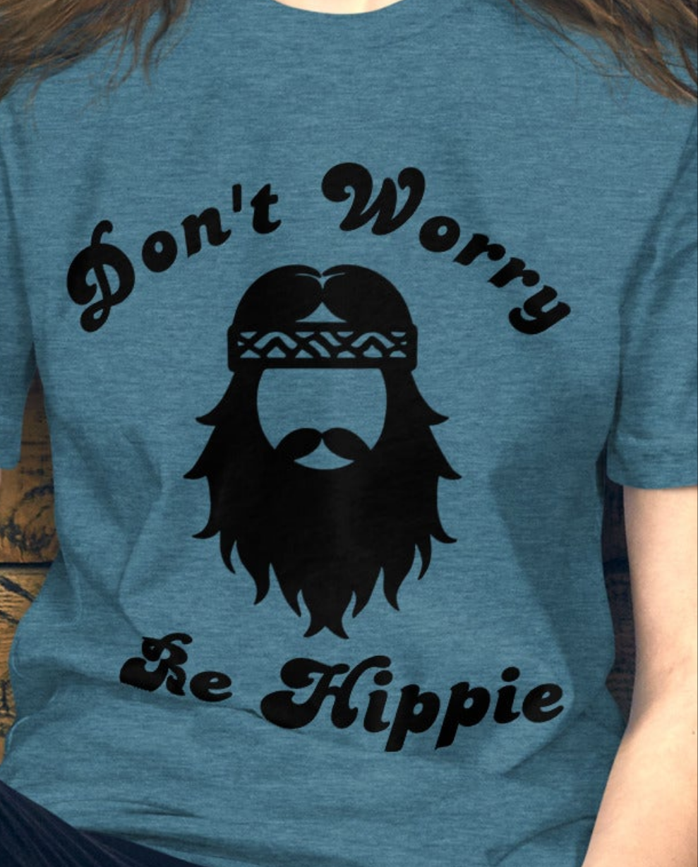 Unisex t-shirt Be Hippie